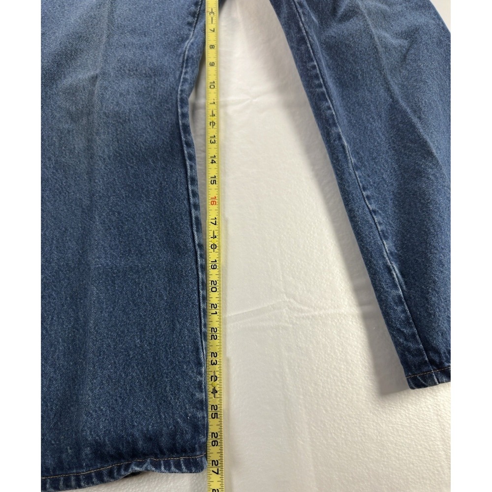 VTG‎ Rustler Bootcut Baggy Jeans Mens 40x30* Vintage Denim Made In USA - Picture 11 of 16